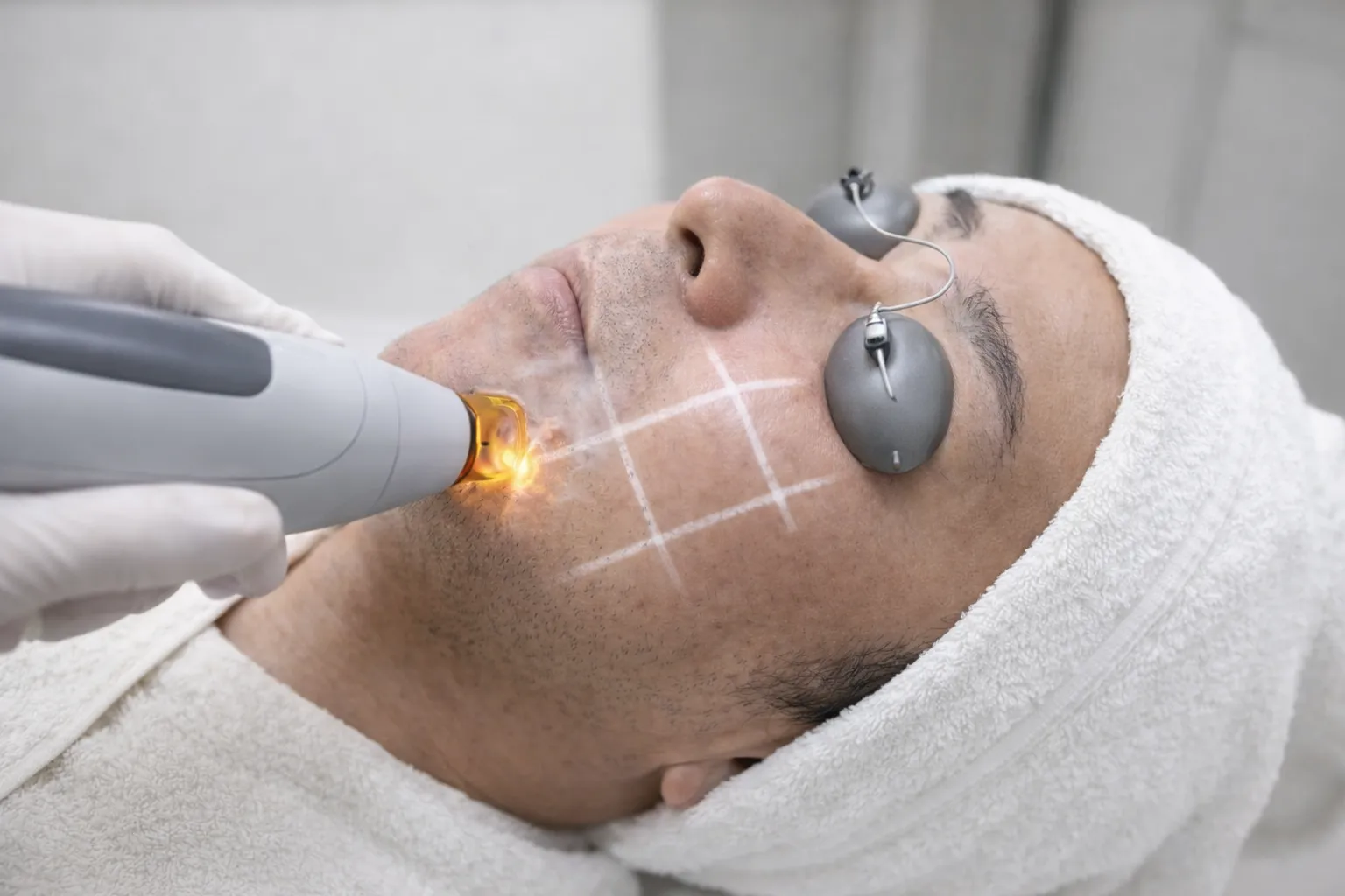 ジェントルマックスプロひげ脱毛の流れ